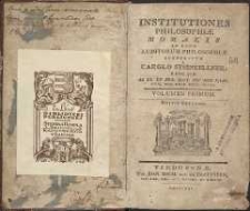 Institutiones philosophiae moralis [...]. P.1-4. Ed. 2