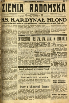 Ziemia Radomska, 1932, R. 5, nr 106
