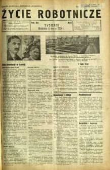 Życie Robotnicze, 1934, R. 12, nr 13