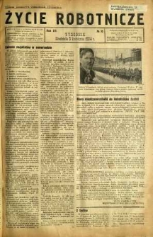 Życie Robotnicze, 1934, R. 12, nr 18