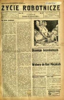 Życie Robotnicze, 1934, R. 12, nr 19