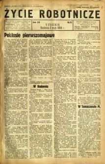 Życie Robotnicze, 1934, R. 12, nr 23