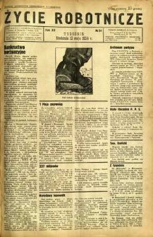 Życie Robotnicze, 1934, R. 12, nr 24