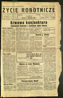 Życie Robotnicze, 1935, R. 13, nr 49