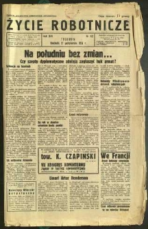 Życie Robotnicze, 1935, R. 13, nr 52