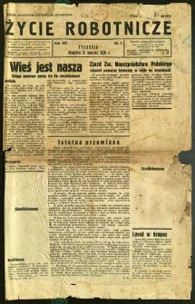 Życie Robotnicze, 1936, R. 14, nr 4