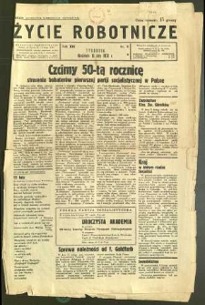 Życie Robotnicze, 1936, R. 14, nr 11