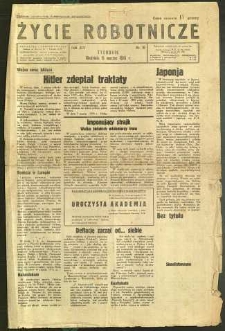Życie Robotnicze, 1936, R. 14, nr 18