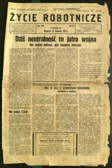 Życie Robotnicze, 1936, R. 14, nr 50