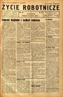 Życie Robotnicze, 1934, R. 12, nr 46