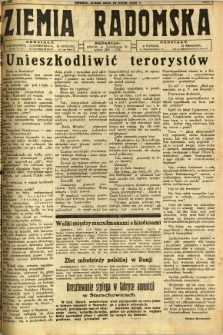 Ziemia Radomska, 1932, R. 5, nr 111