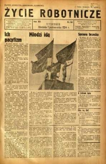 Życie Robotnicze, 1934, R. 12, nr 54