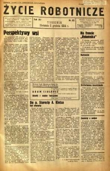 Życie Robotnicze, 1934, R. 12, nr 63