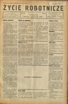 Życie Robotnicze, 1933, R. 11, nr 51