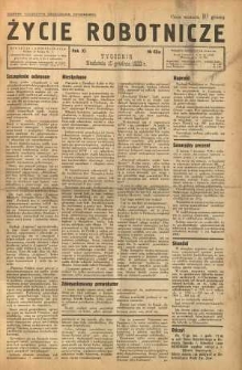 Życie Robotnicze, 1933, R. 11, nr 65