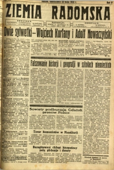 Ziemia Radomska, 1932, R. 5, nr 119