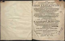 R.P. Athanasii Kircheri e Societate Jesu Iter exstaticum coeleste [...]