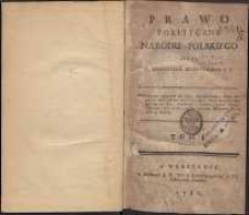 Prawo polityczne narodu polskiego. T.1