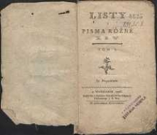 Listy i pisma różne. T.1