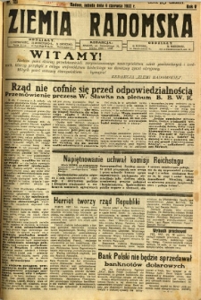 Ziemia Radomska, 1932, R. 5, nr 125