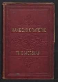 The messiah : a sacred oratorio in vocal score