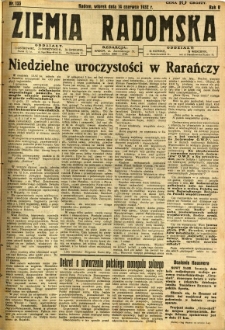 Ziemia Radomska, 1932, R. 5, nr 133