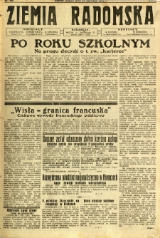 Ziemia Radomska, 1932, R. 5, nr 142