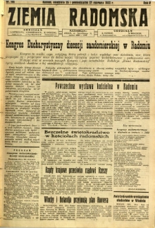 Ziemia Radomska, 1932, R. 5, nr 144