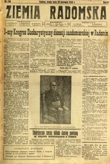 Ziemia Radomska, 1932, R. 5, nr 146