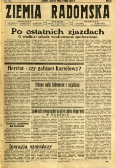 Ziemia Radomska, 1932, R. 5, nr 150