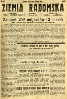 Ziemia Radomska, 1932, R. 5, nr 157