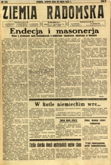 Ziemia Radomska, 1932, R. 5, nr 168