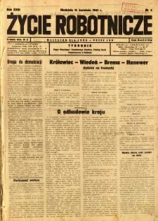 Życie Robotnicze, 1945, R. 18, nr 3