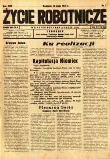 Życie Robotnicze, 1945, R. 18, nr 7
