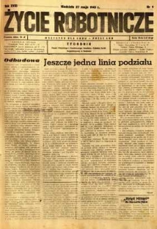 Życie Robotnicze, 1945, R. 18, nr 9
