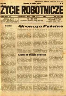 Życie Robotnicze, 1945, R. 18, nr 11