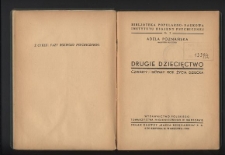 Drugie dziecięctwo : czwarty &ndash; si&oacute;dmy rok życia dziecka