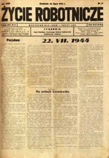Życie Robotnicze, 1945, R. 18, nr 17