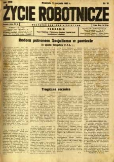 Życie Robotnicze, 1945, R. 18, nr 19