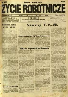 Życie Robotnicze, 1945, R. 18, nr 24