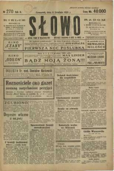 Słowo, 1923, R. 2, nr 270