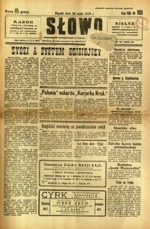 Słowo, 1929, R. 8, nr 118
