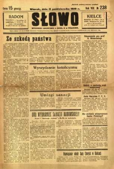 Słowo, 1929, R. 8, nr 238