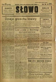Słowo, 1929, R. 8, nr 241