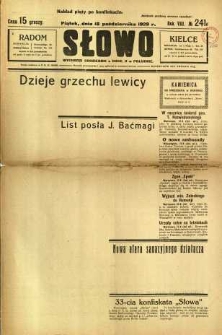 Słowo, 1929, R. 8, nr 241, po konfiskacie