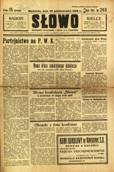 Słowo, 1929, R. 8, nr 243