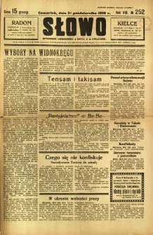 Słowo, 1929, R. 8, nr 252