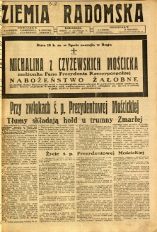 Ziemia Radomska, 1932, R. 5, nr 189