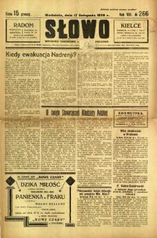 Słowo, 1929, R. 8, nr 266