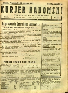 Kurier Radomski, 1940, R. 2, nr 12